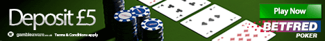 Sign up at Betfred Poker