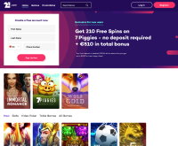 Sign up at 21.com Casino