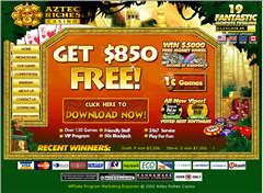 Sign up at Aztec Riches Casino