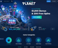 Sign up at Casino Planet