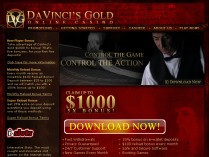 Sign up at DaVincis Gold Casino