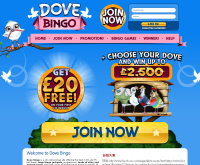 Sign up at Dove Bingo