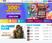 Sign up at Ducky Luck Casino
