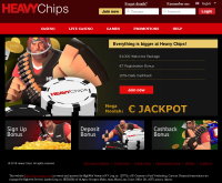 Sign up at Heavy Chips Casino