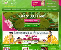 Sign up at Lotus Asia Casino
