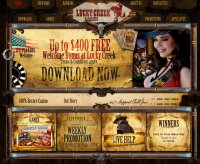 Sign up at Lucky Creek Casino