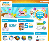 Sign up at Mega Casino