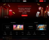 Sign up at Oshi Casino