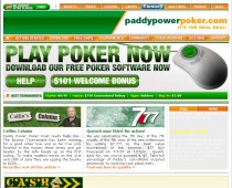 Sign up at Paddy Power Poker