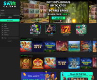 Sign up at Swift Casino