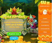 Sign up at Wazamba Casino