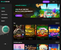 Sign up at Wildcoins Casino