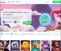 Sign up at Wisho Casino