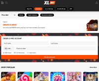 Sign up at XLBet Casino