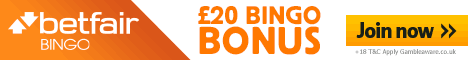 Sign up at Betfair Bingo
