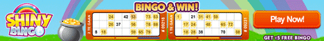 Sign up at Shiny Bingo