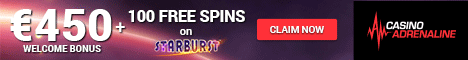 Sign up at Casino Adrenaline