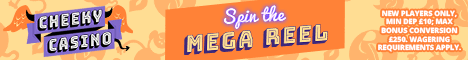 Sign up at Cheeky Casino