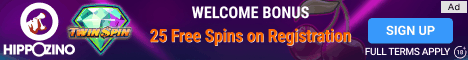 Sign up at Hippozino Casino