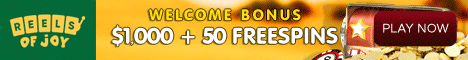 Sign up at Reels of Joy Casino