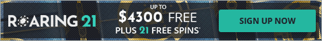 Sign up at Roaring 21 Casino