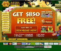 Sign up at Aztec Riches Casino