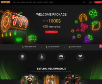 Sign up at Betonic Casino
