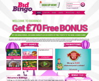Sign up at Bid Bingo