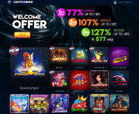 Sign up at CryptoWins Casino