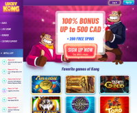 Sign up at Lucky Kong Casino