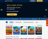 Sign up at Lucky Liner Casino