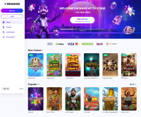 Sign up at Megarush Casino