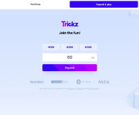 Sign up at Trickz Casino