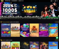 Sign up at Vegas Night Casino