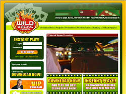 Sign up at Wild Vegas Casino