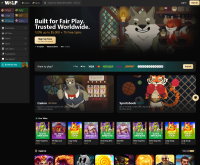 Sign up at Wolf.io Casino